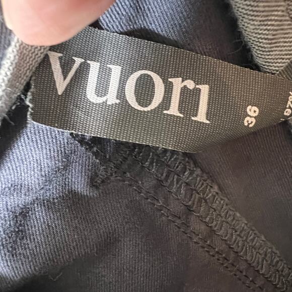 Vuori Pants Mens Size 36 Gray Collins Chino Cotton Blend Smoke Beryl Comfort - Picture 2 of 16